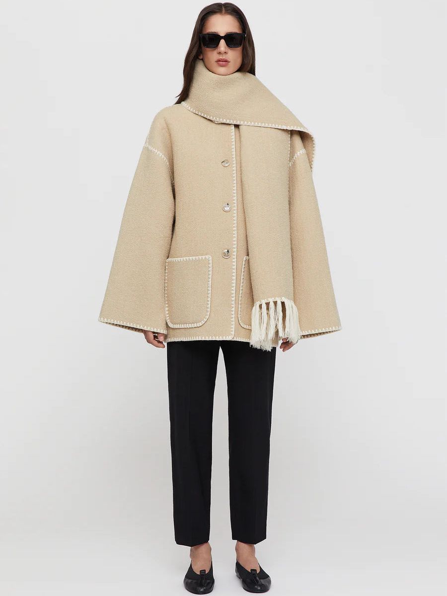 Zara | Stylish Women's Scarf Jacket for Cozy Warmth