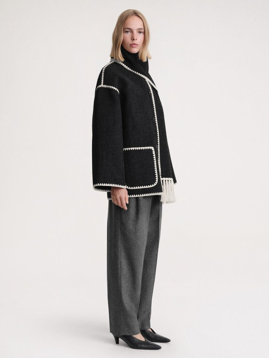 Zara | Stylish Women's Scarf Jacket for Cozy Warmth