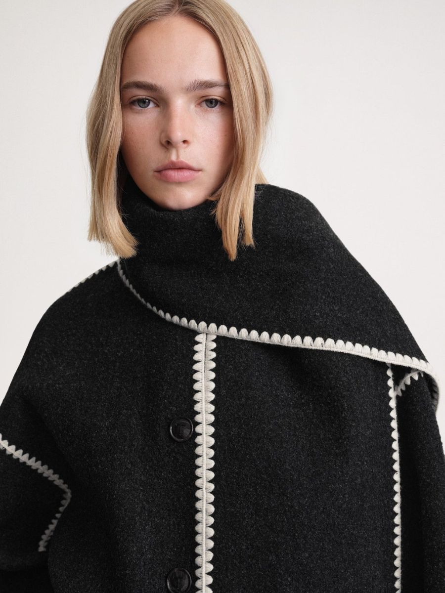 Zara | Stylish Women's Scarf Jacket for Cozy Warmth