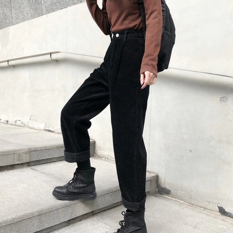 Evelyn | Women's Vintage Cord Trousers for Stylish Comfort