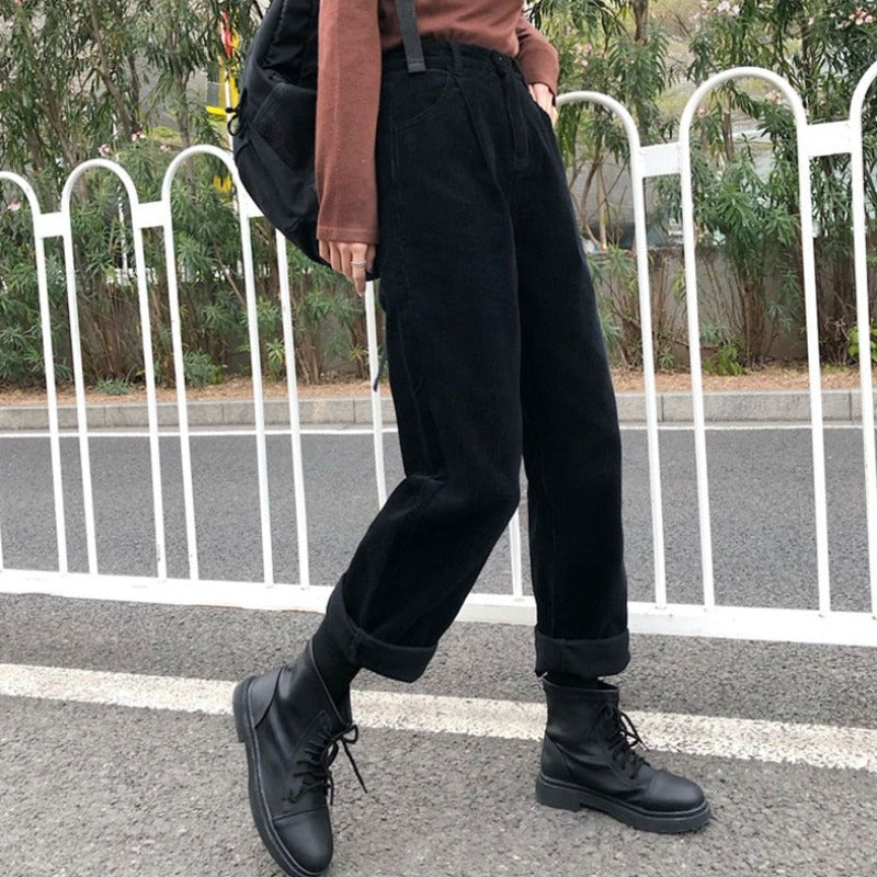 Evelyn | Women's Vintage Cord Trousers for Stylish Comfort