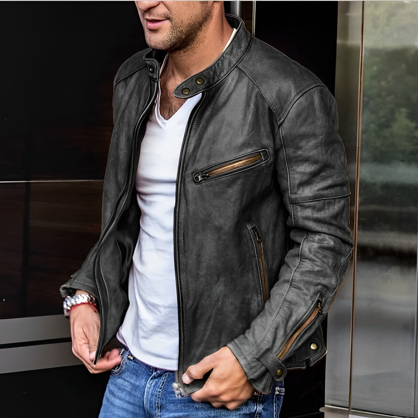 Zane | Versatile Men's Zip Jacket for Style and Comfort