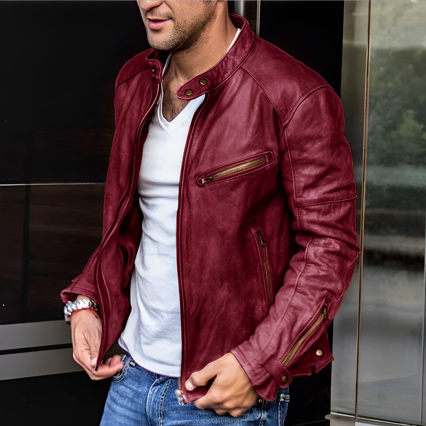 Zane | Versatile Men's Zip Jacket for Style and Comfort