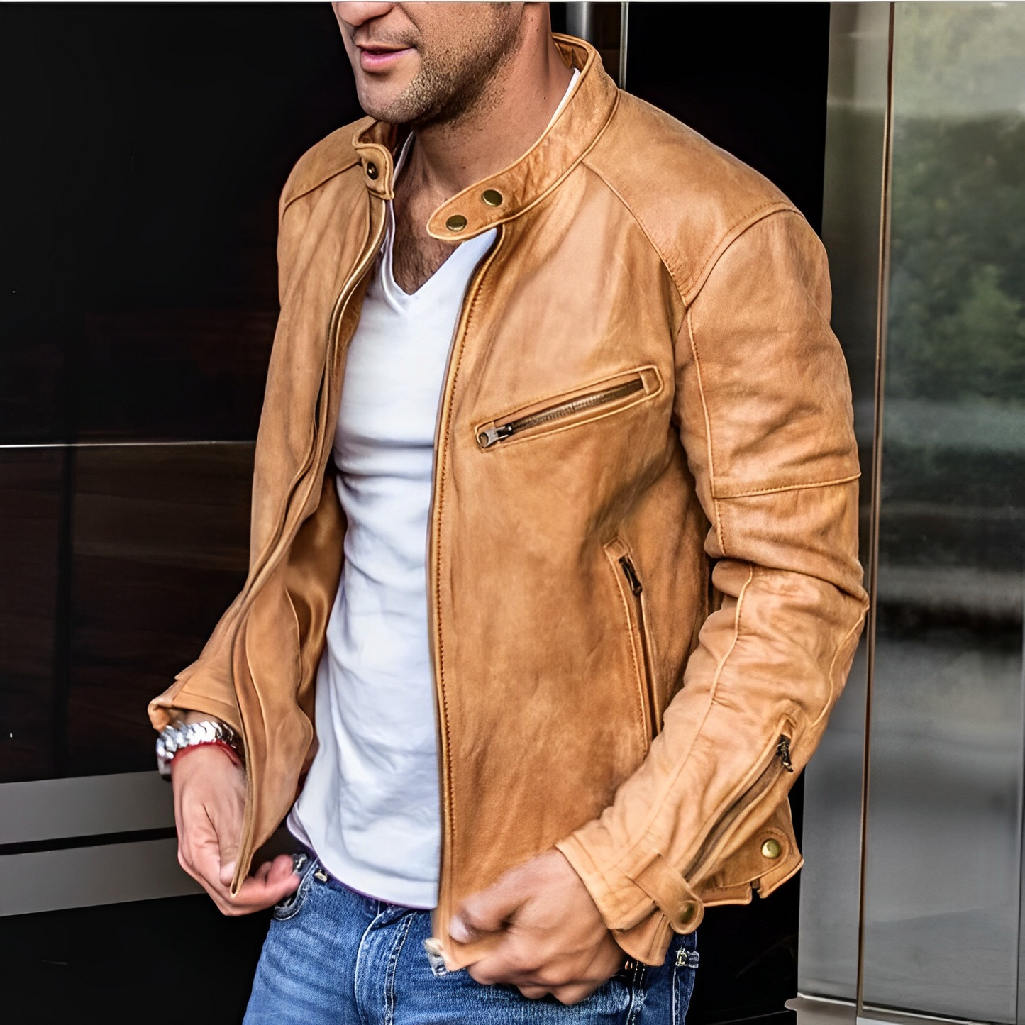 Zane | Versatile Men's Zip Jacket for Style and Comfort