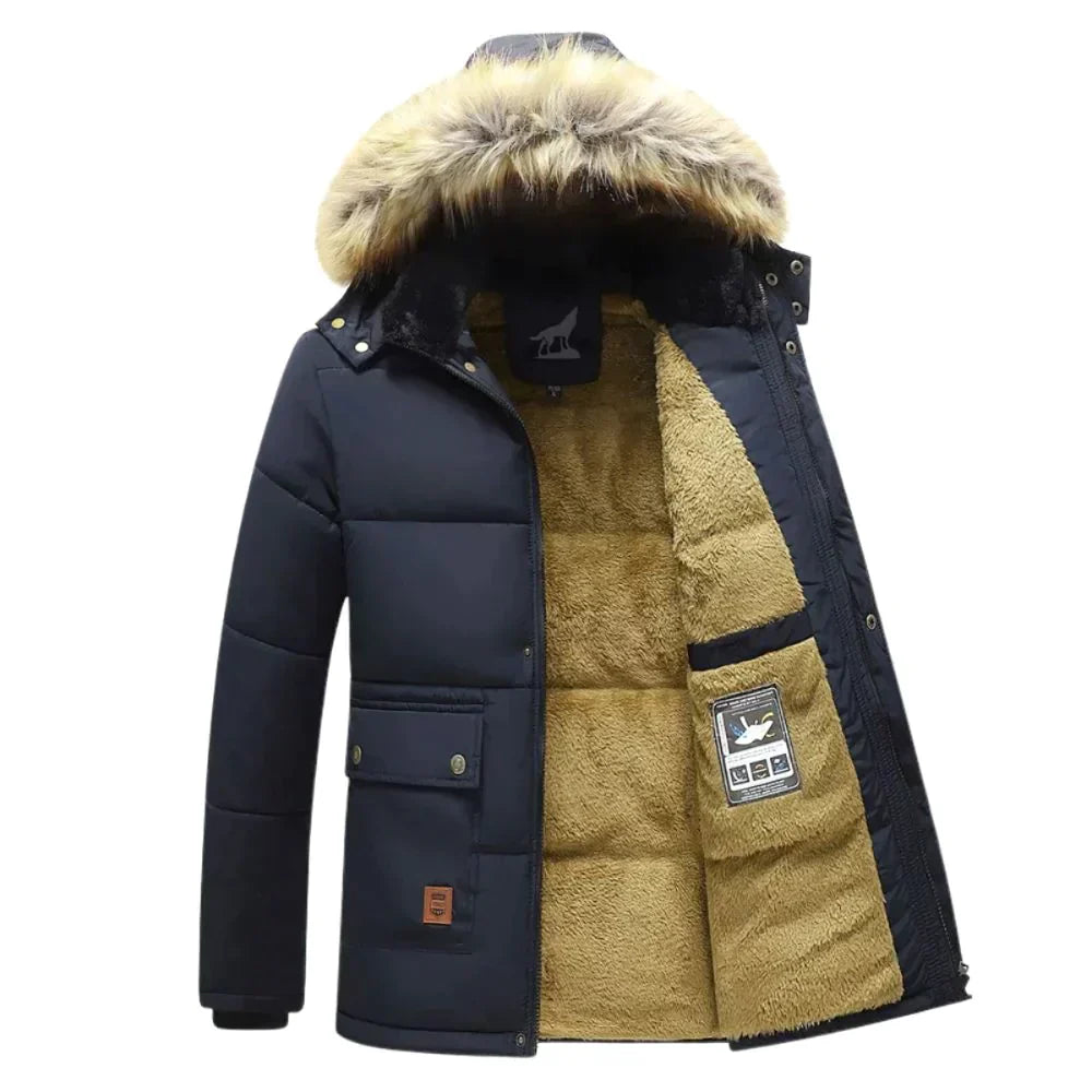 Oleh | Stylish Men's Winter Parka for Cold Weather Comfort