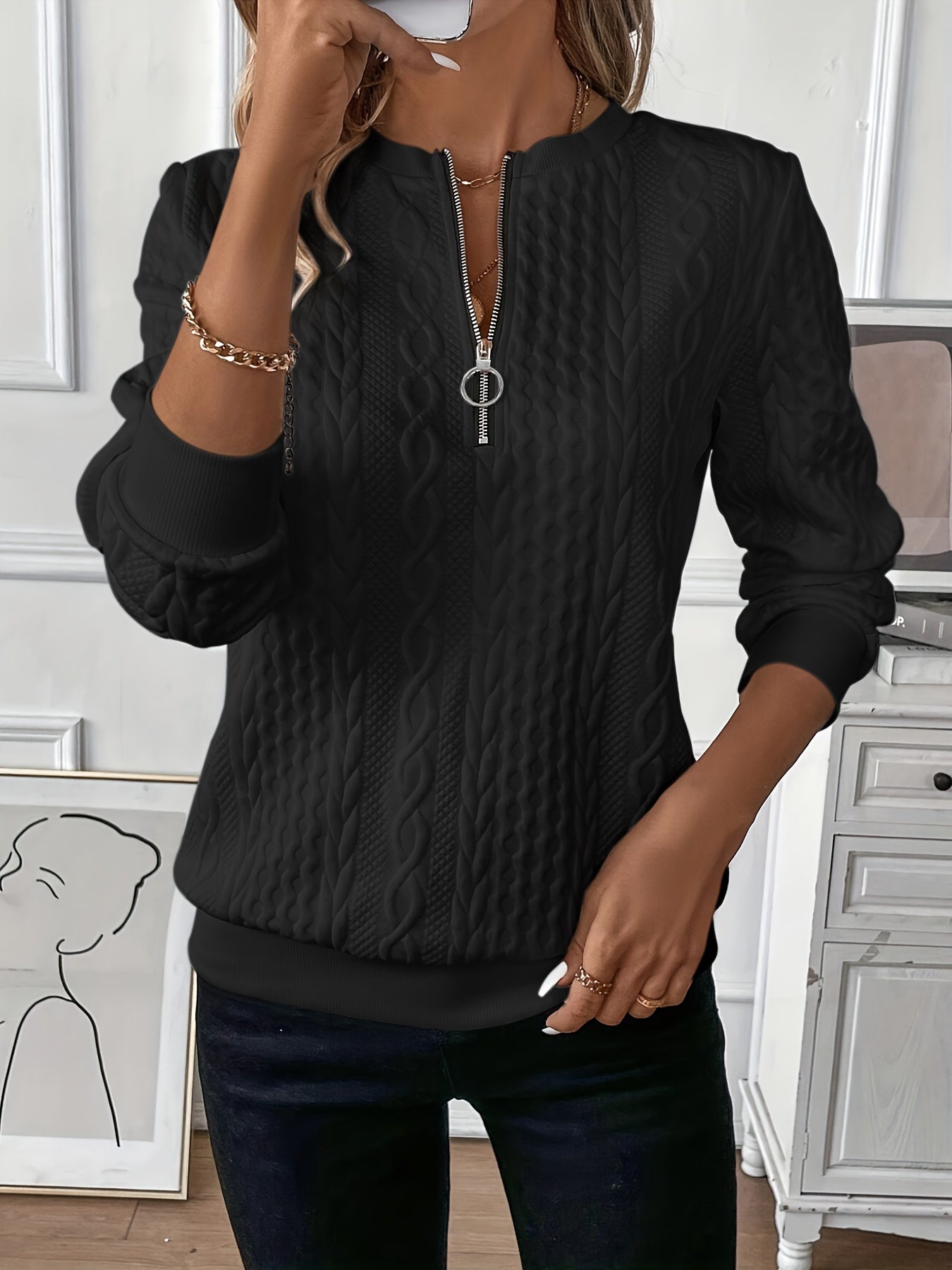 Charlotte - Textured Sweater