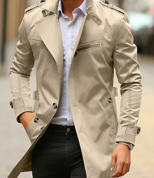 Mykhailo | Classic Men's Trench Coat for All Occasions
