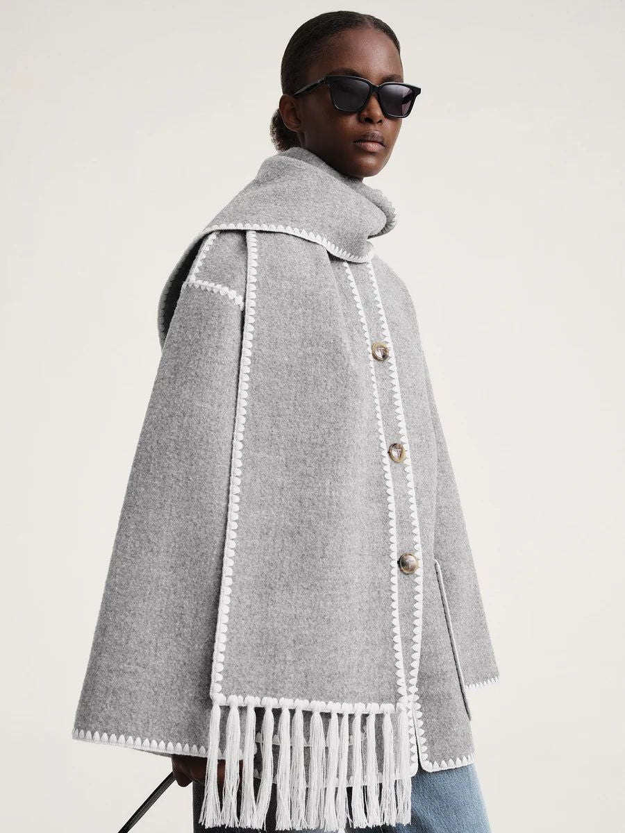 Zara | Stylish Women's Scarf Jacket for Cozy Warmth