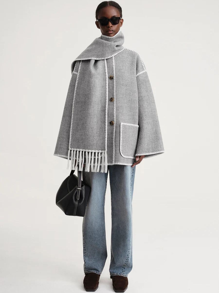 Zara | Stylish Women's Scarf Jacket for Cozy Warmth