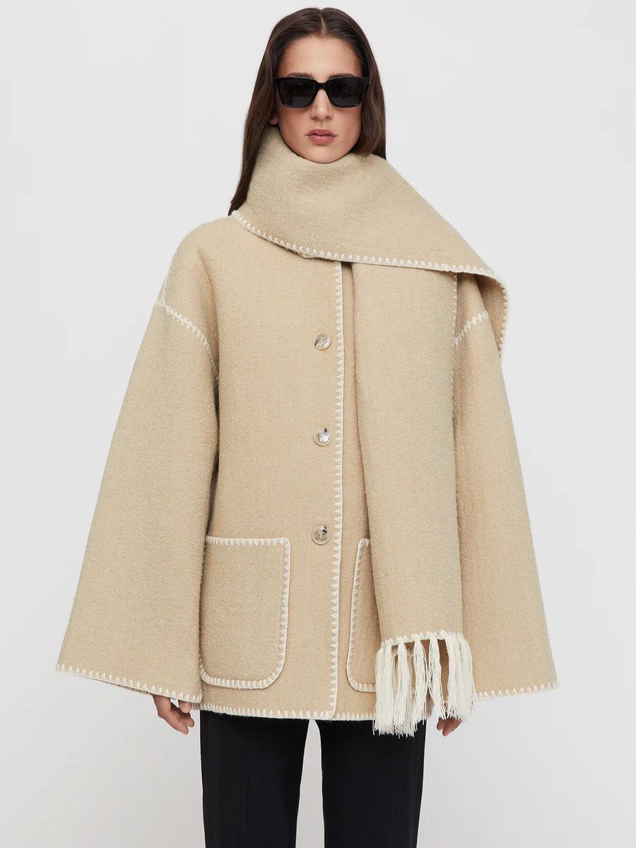 Zara | Stylish Women's Scarf Jacket for Cozy Warmth