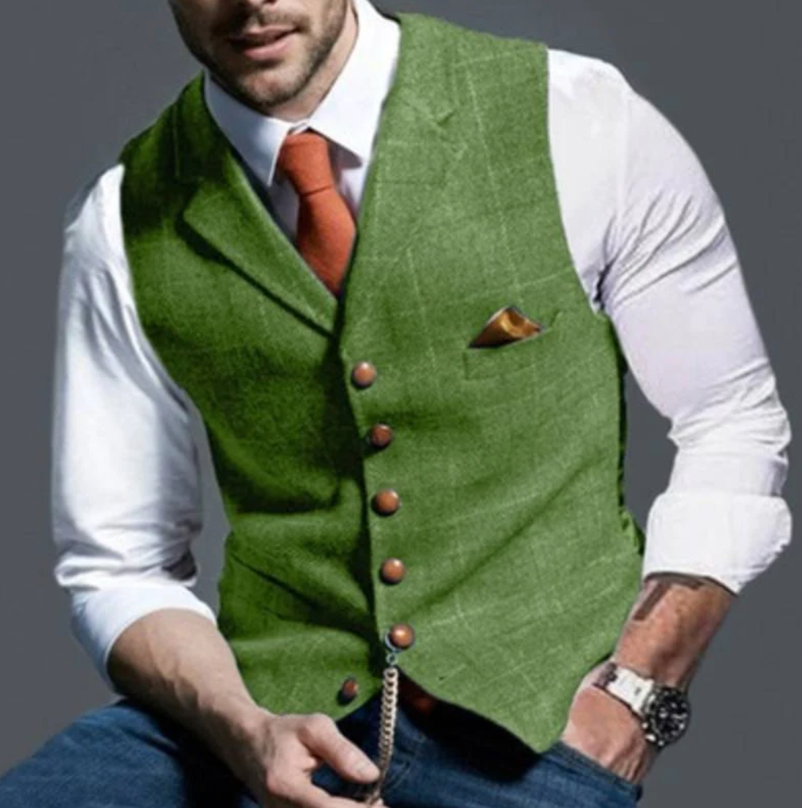 James | Classic Men’s Vest for Timeless Style and Elegance