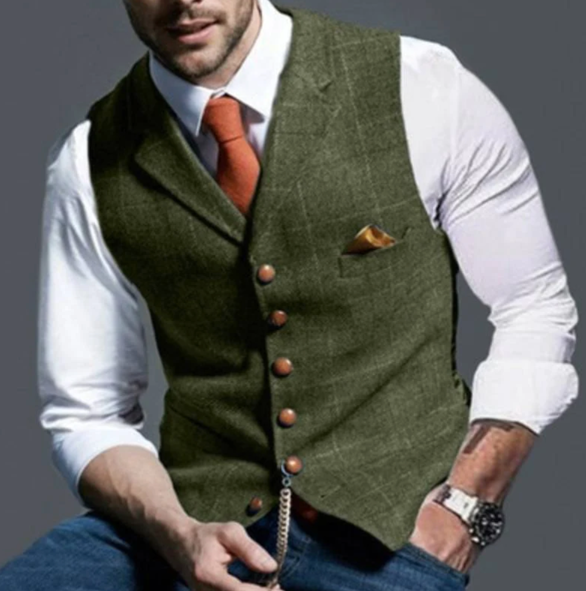 James | Classic Men’s Vest for Timeless Style and Elegance