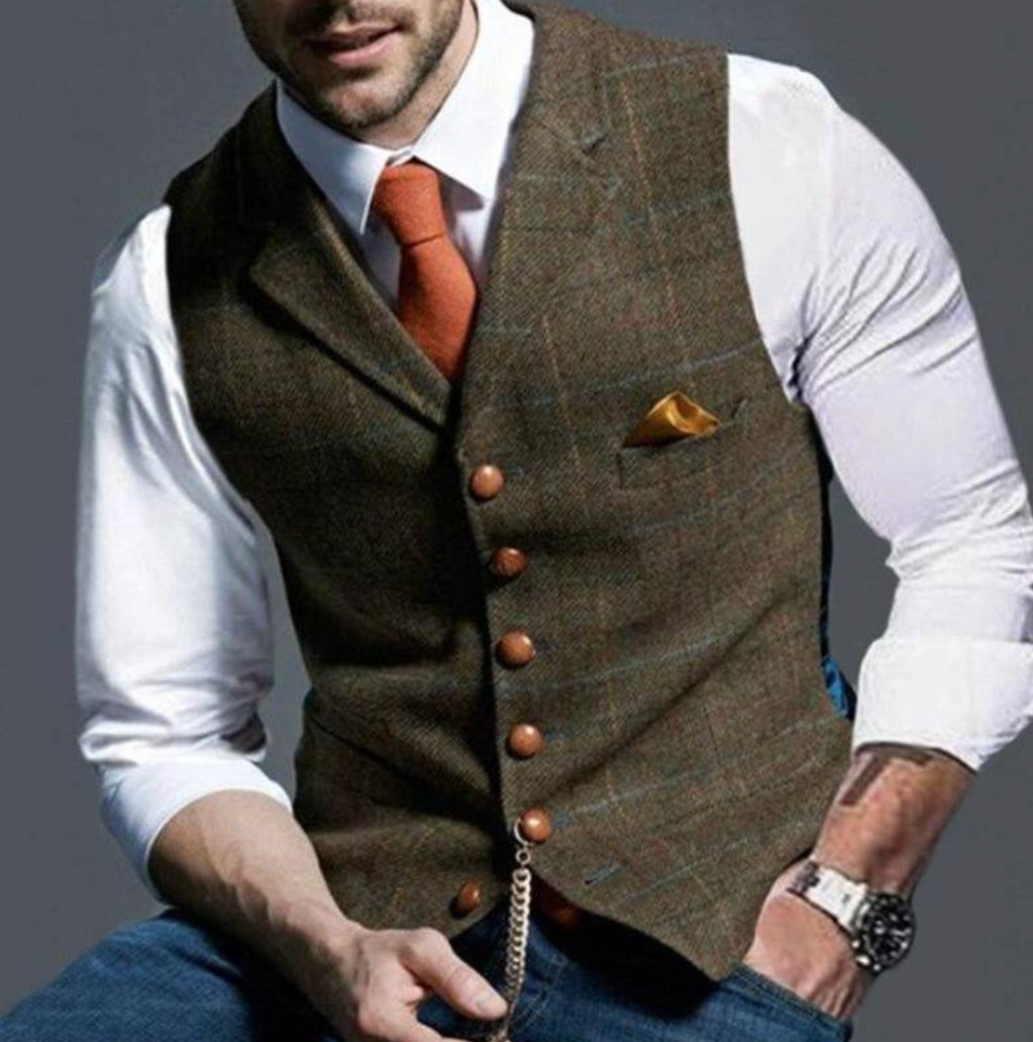 James | Classic Men’s Vest for Timeless Style and Elegance