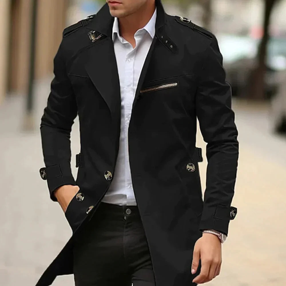 Mykhailo | Classic Men's Trench Coat for All Occasions