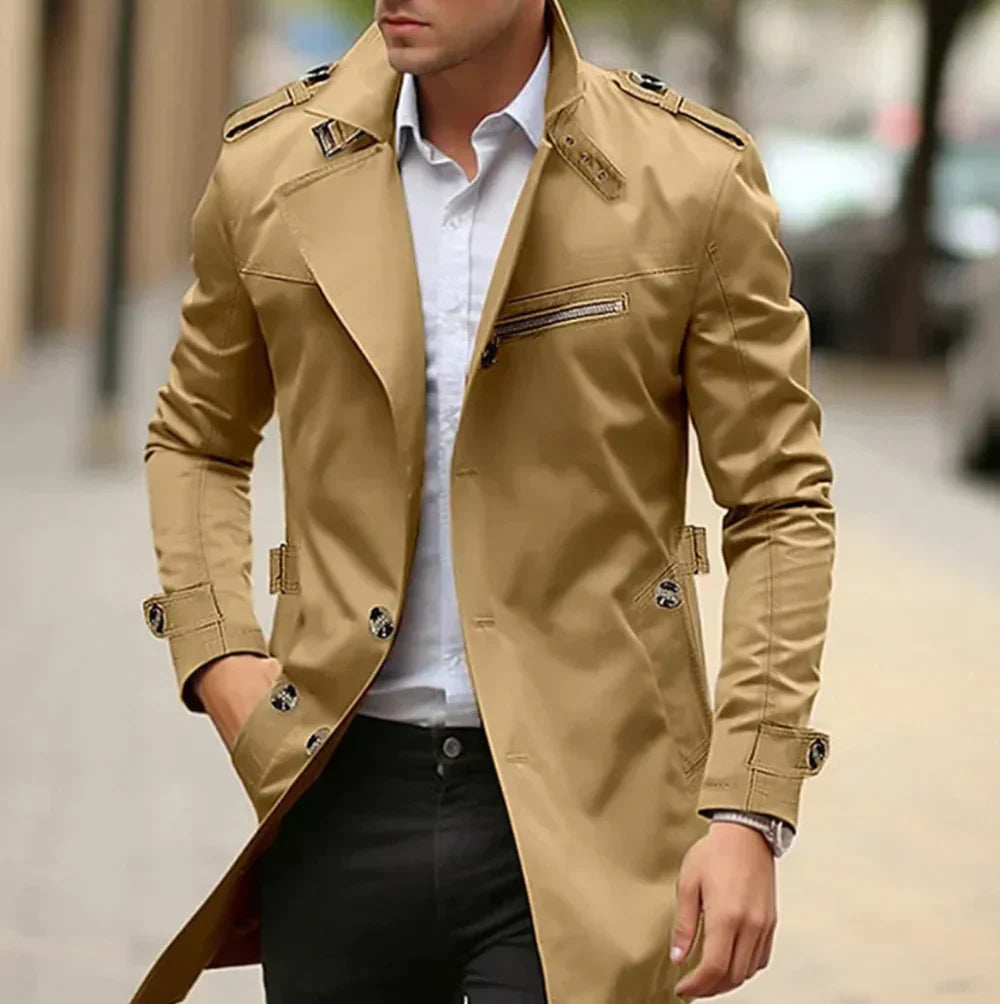 Mykhailo | Classic Men's Trench Coat for All Occasions