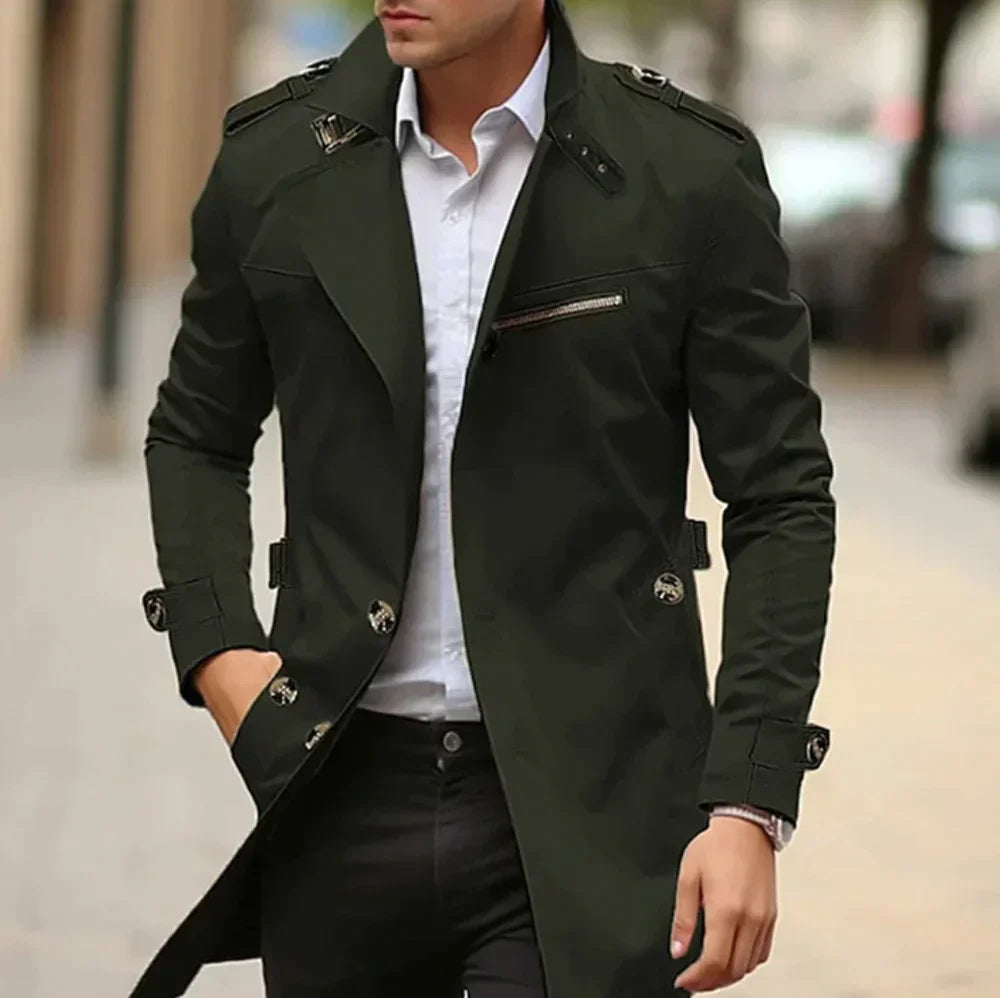 Mykhailo | Classic Men's Trench Coat for All Occasions