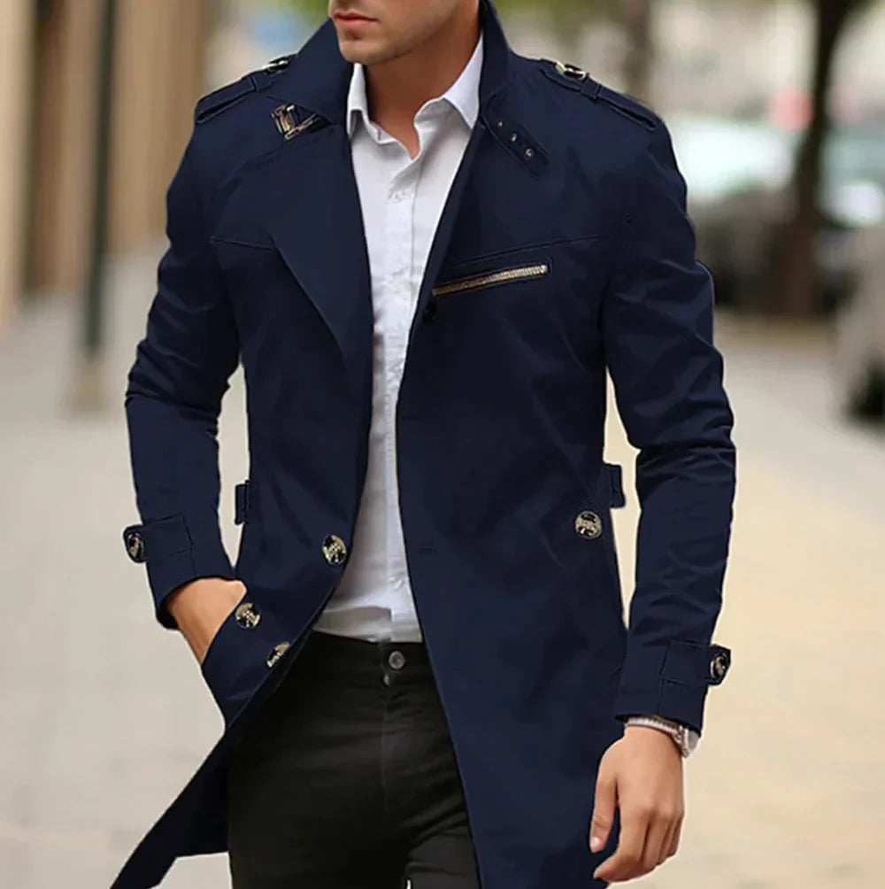 Mykhailo | Classic Men's Trench Coat for All Occasions
