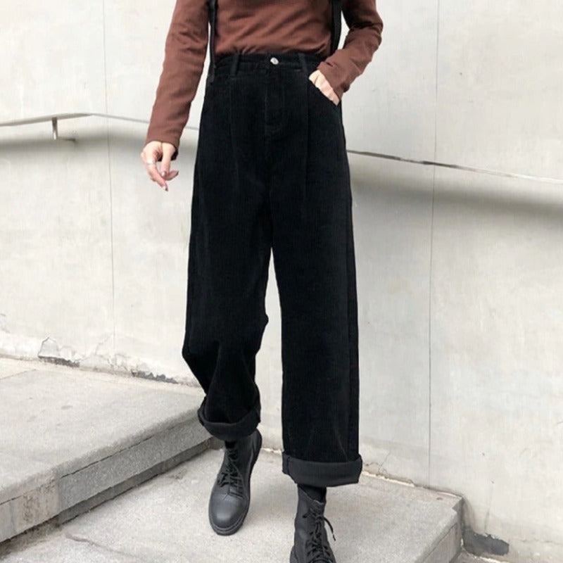 Evelyn | Women's Vintage Cord Trousers for Stylish Comfort