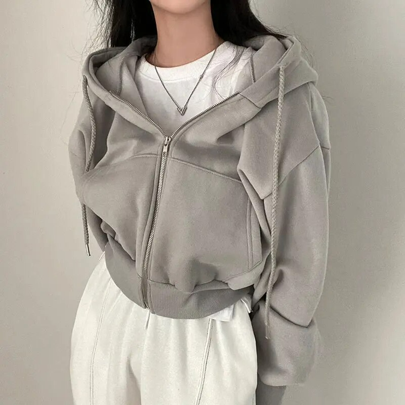 Maya | Oversized Zip-Up Hoodie for Women - Cozy Casual Wear