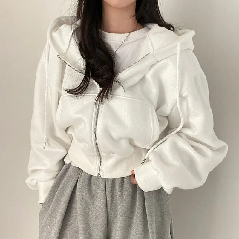 Maya | Oversized Zip-Up Hoodie for Women - Cozy Casual Wear