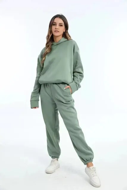 Ella | Cozy Women's Hoodie and Jogger Set for Winter Comfort