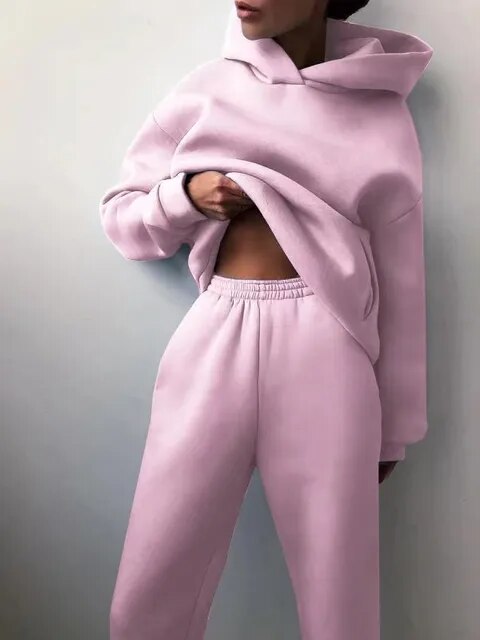 Ella | Cozy Women's Hoodie and Jogger Set for Winter Comfort