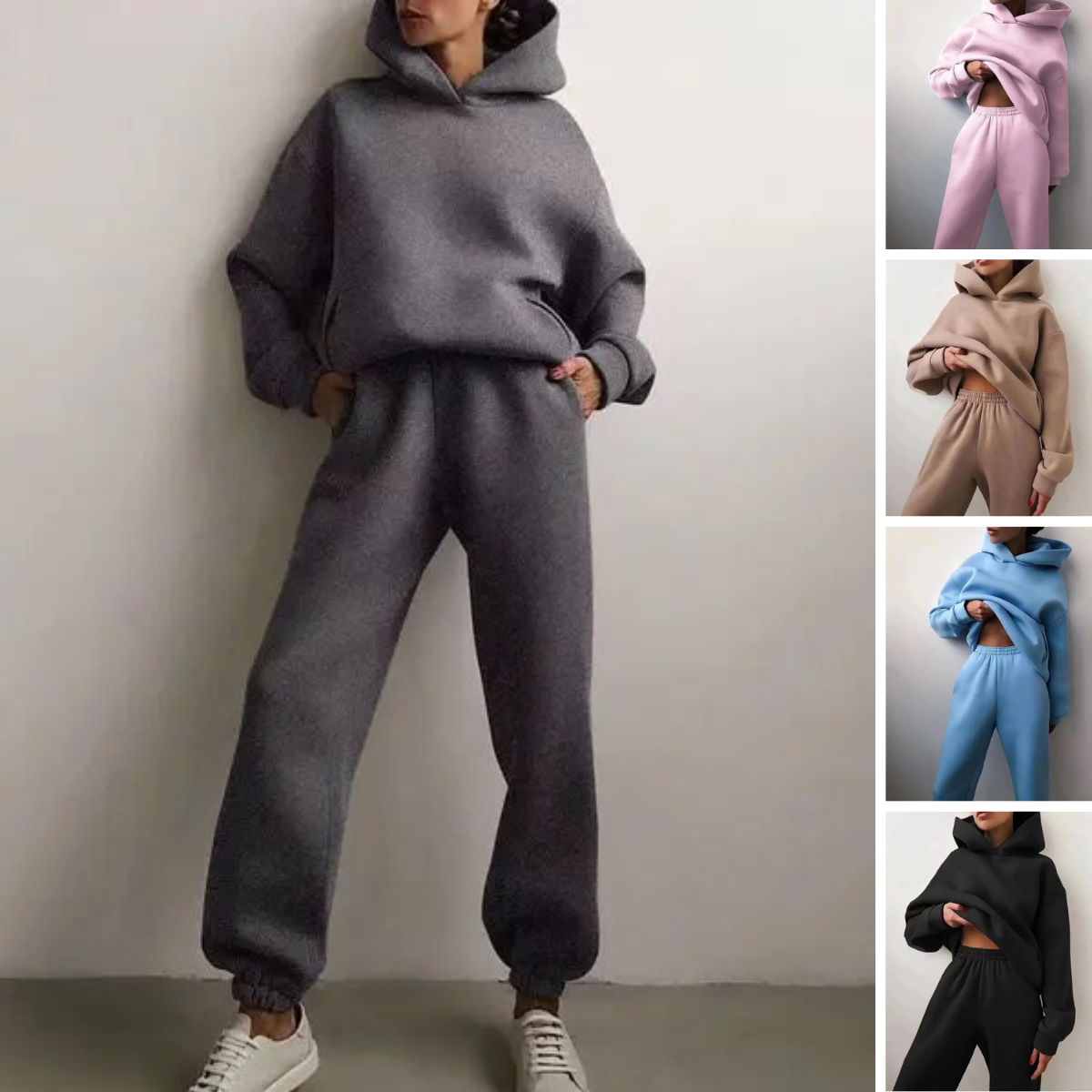 Ella | Cozy Women's Hoodie and Jogger Set for Winter Comfort
