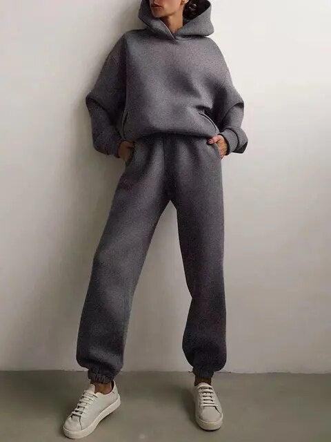 Ella | Cozy Women's Hoodie and Jogger Set for Winter Comfort