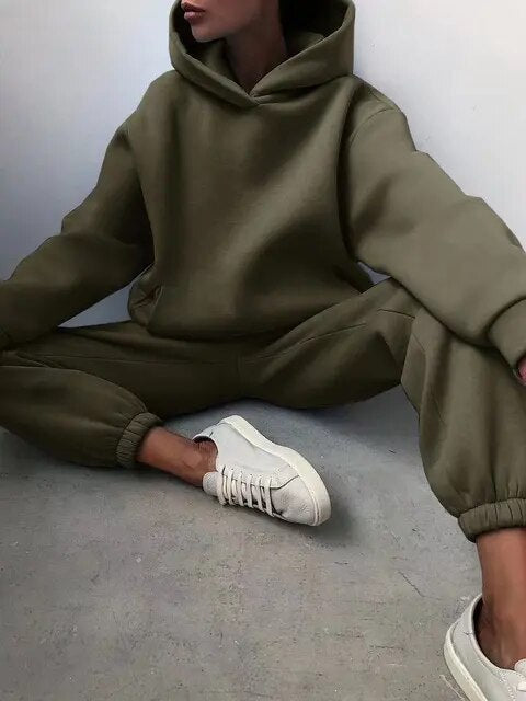 Ella | Cozy Women's Hoodie and Jogger Set for Winter Comfort