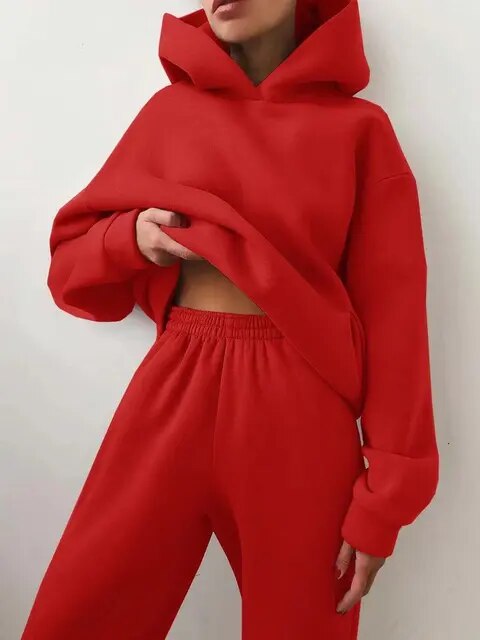 Ella | Cozy Women's Hoodie and Jogger Set for Winter Comfort