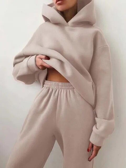 Ella | Cozy Women's Hoodie and Jogger Set for Winter Comfort
