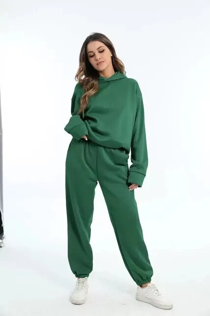Ella | Cozy Women's Hoodie and Jogger Set for Winter Comfort