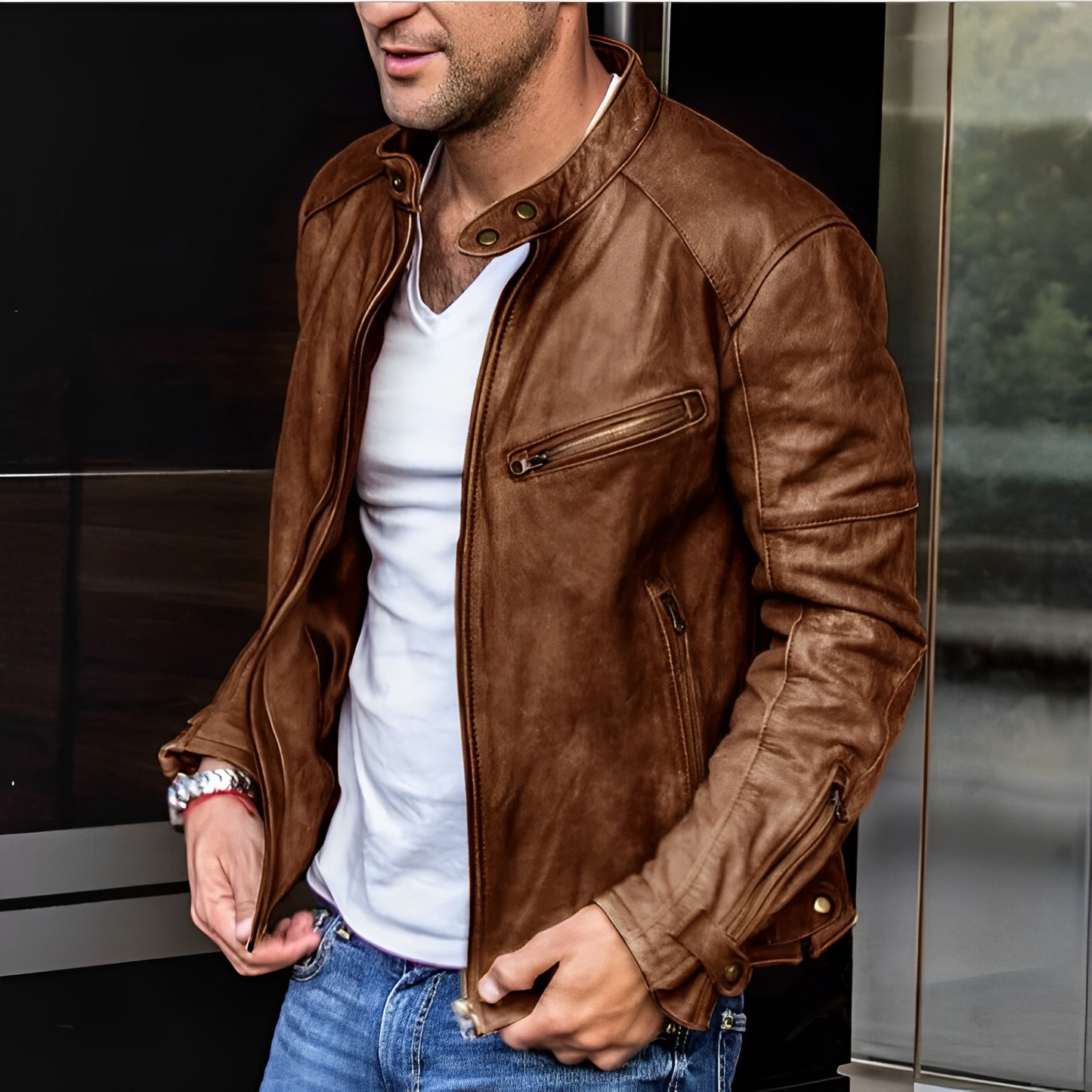 Zane | Versatile Men's Zip Jacket for Style and Comfort