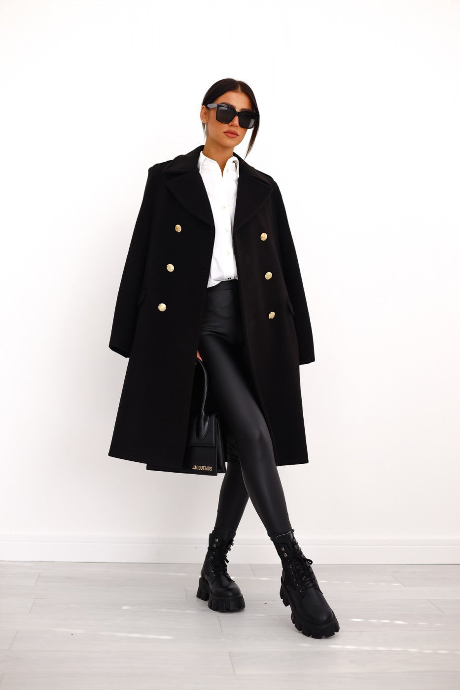 Samantha | Elegant Double-Breasted Women's Coat for All Seasons