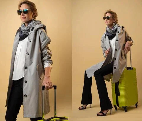 Ava | Stylish Waterproof Rain Jacket for Women