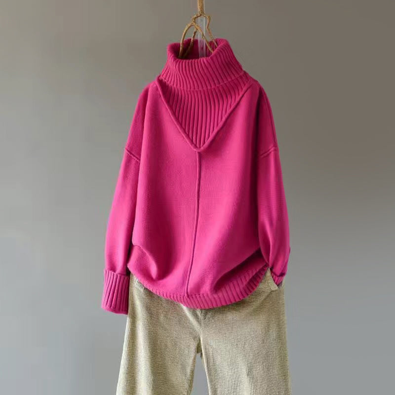Freya | Stylish Women's V-Neck Pullover for Cozy Comfort