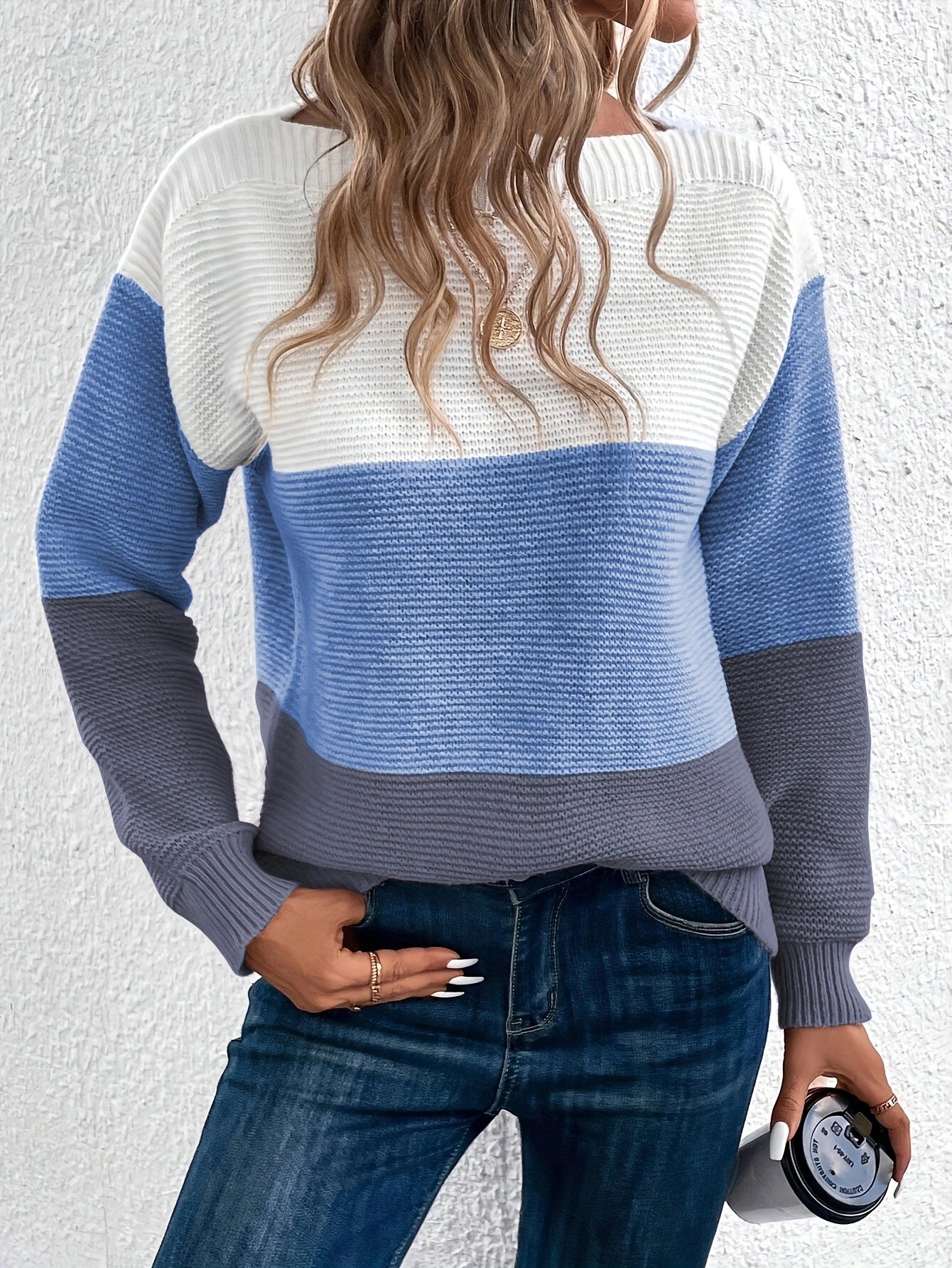 Zinnia | Trendy Women's Colorblock Sweater for Casual Style