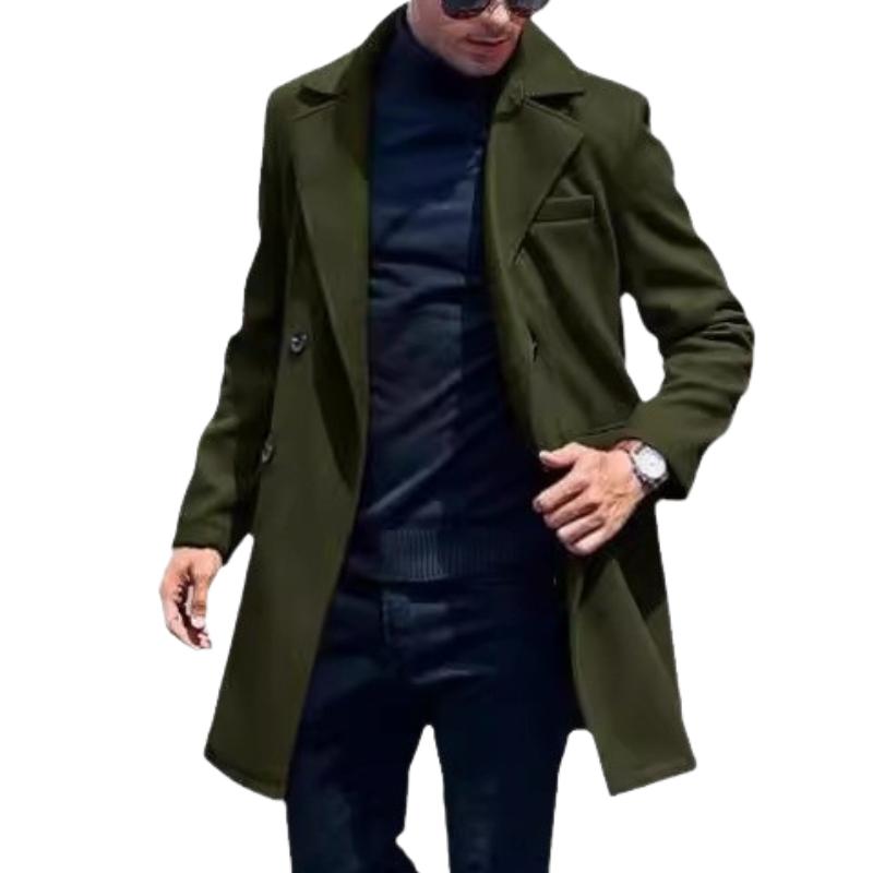Caius | Classic Double-Breasted Men's Coat for All Occasions