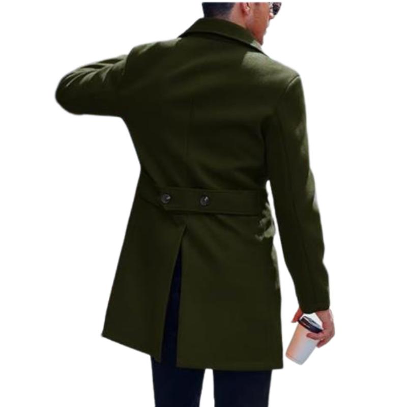 Caius | Classic Double-Breasted Men's Coat for All Occasions