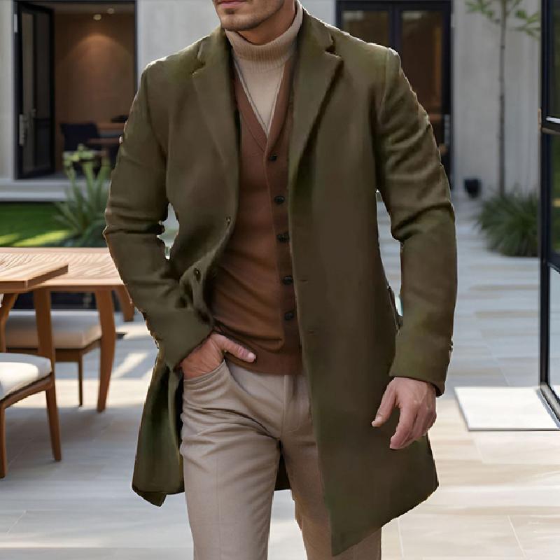 Sullivan | Stylish Single-Breasted Men’s Coat for All Occasions