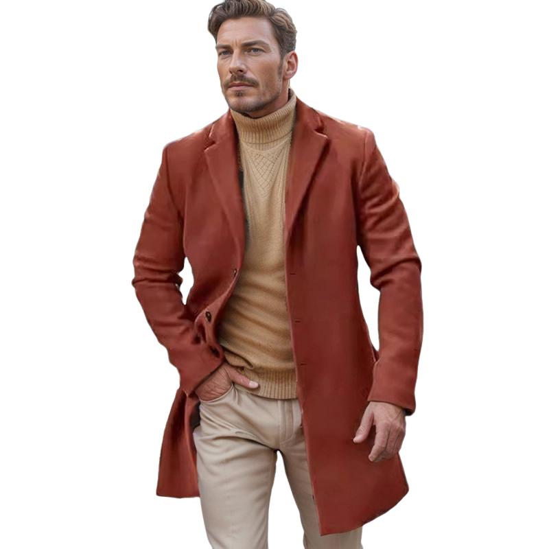 Sullivan | Stylish Single-Breasted Men’s Coat for All Occasions