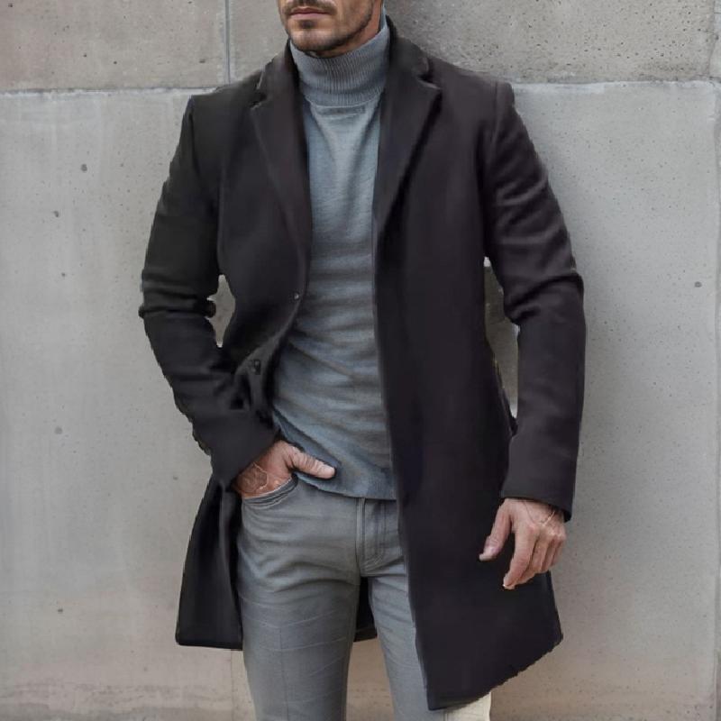 Sullivan | Stylish Single-Breasted Men’s Coat for All Occasions