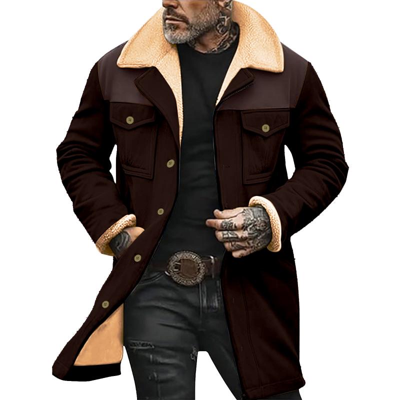Lucian | Stylish Men's Overcoat with Practical Pockets