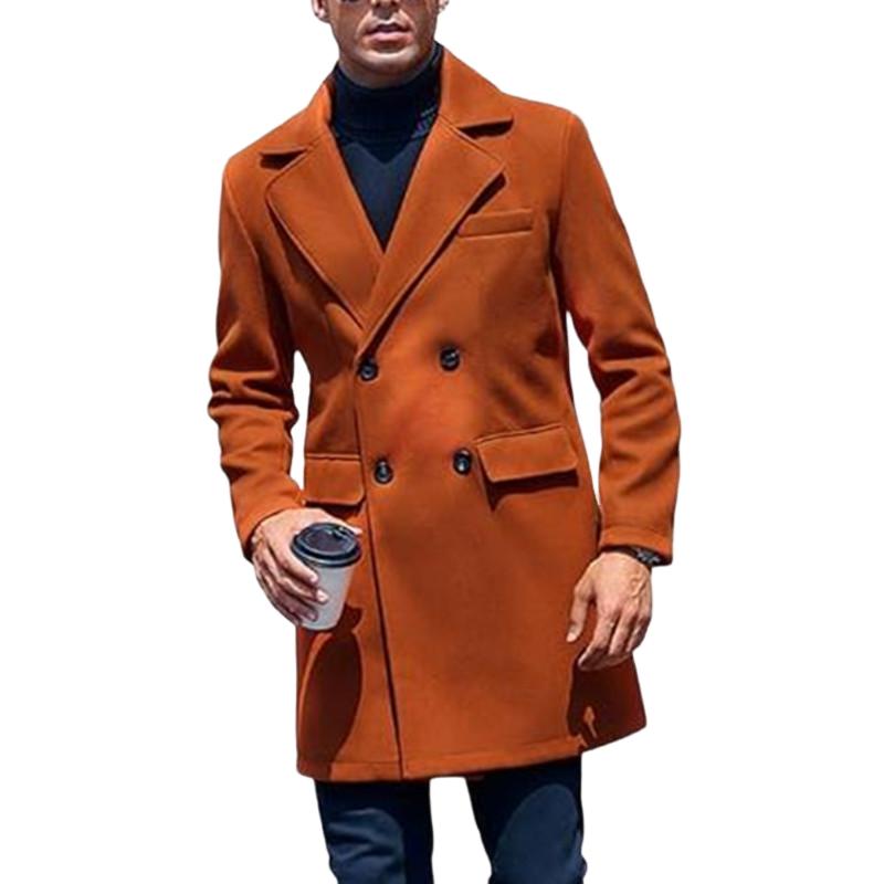 Caius | Classic Double-Breasted Men's Coat for All Occasions