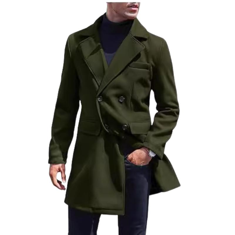 Caius | Classic Double-Breasted Men's Coat for All Occasions