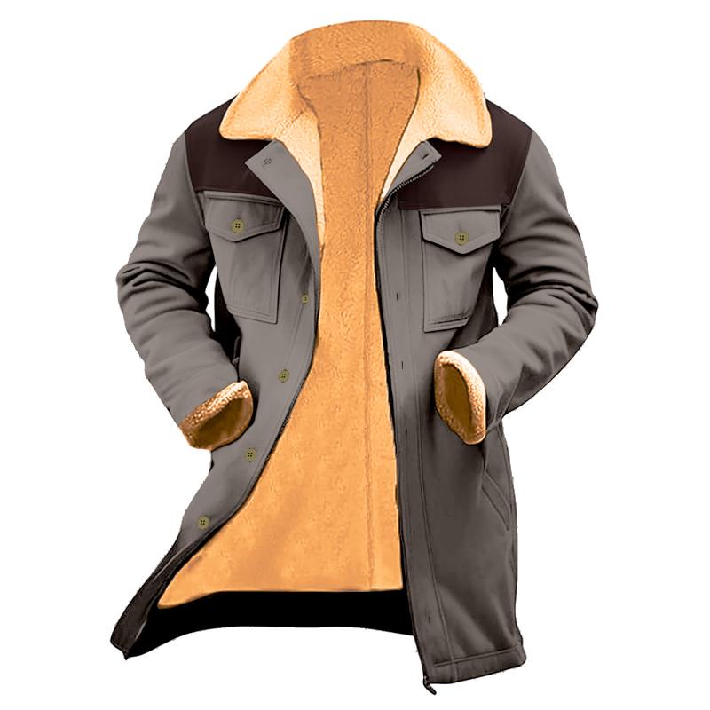 Lucian | Stylish Men's Overcoat with Practical Pockets