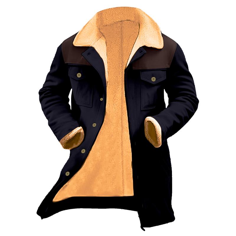 Lucian | Stylish Men's Overcoat with Practical Pockets