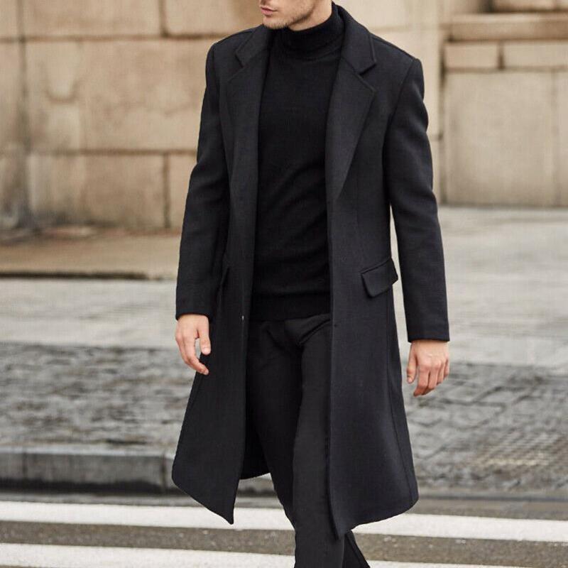 Lucas | Stylish Knee-Length Overcoat for Men