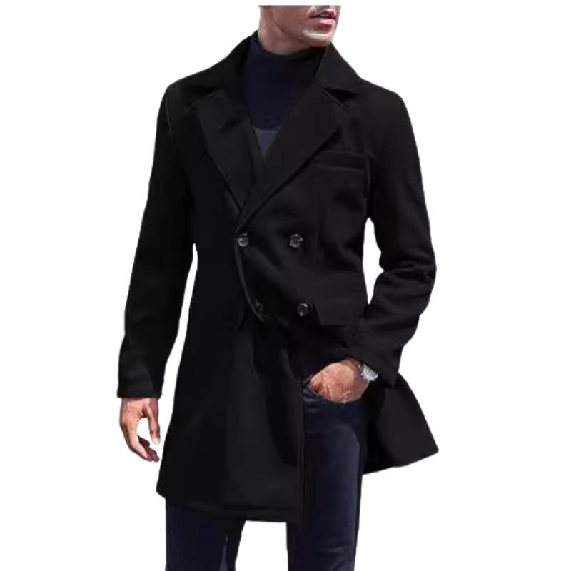 Caius | Classic Double-Breasted Men's Coat for All Occasions
