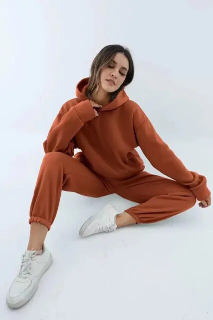 Ella | Cozy Women's Hoodie and Jogger Set for Winter Comfort